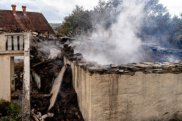 Professional Fire Damage Removal technician working in Kingston, PA